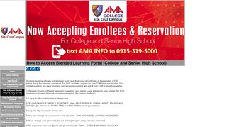 
                            5. How to Access Blended Learning Portal - AMA Sta. Cruz Campus