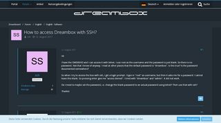 
                            4. How to access Dreambox with SSH? - English - Software - Dreamboard