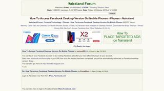 
                            8. How To Access Facebook Desktop Version On Mobile Phones ...