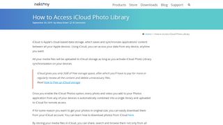 
                            9. How to Access iCloud Photo Library | Nektony Blog