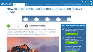 
                            3. How to access Microsoft Remote Desktop on macOS Sierra ...