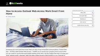 
                            3. How to Access Outlook Web Access Work Email From Home | It Still ...