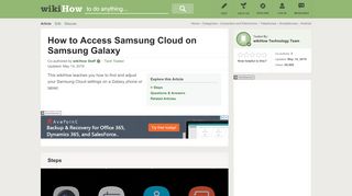 
                            10. How to Access Samsung Cloud on Samsung Galaxy: 9 Steps