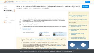 
                            7. How to access shared folder without giving username and ...