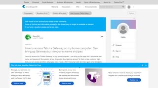 
                            6. How to access Telstra Gateway on my home …