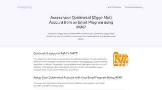
                            4. How to access your Quicknet.nl (Ziggo Mail) email account ...