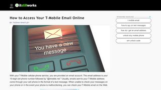 
                            3. How to Access Your T-Mobile Email Online | It Still Works