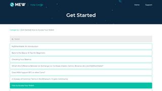 
                            9. How to Access Your Wallet | MyEtherWallet Knowledge Base