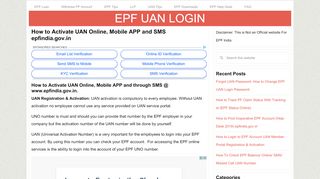 
                            7. How to Activate UAN Online, Mobile APP and SMS …