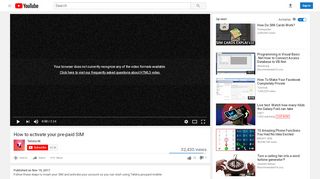 
                            6. How to activate your pre-paid SIM - YouTube