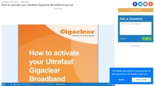 
                            6. How to activate your Ultrafast Gigaclear Broadband service - Manualzz