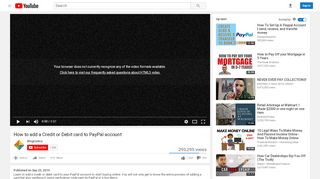 
                            8. How to add a Credit or Debit card to PayPal account - YouTube