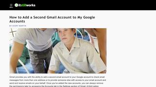 
                            4. How to Add a Second Gmail Account to My Google Accounts