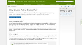 
                            9. How to Add Active Trader Pro - Fidelity