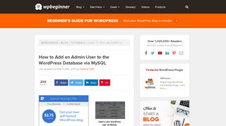 
                            1. How to Add an Admin User to the WordPress Database via MySQL