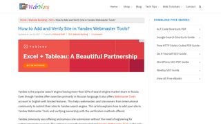 
                            4. How to Add and Verify Site in Yandex Webmaster Tools ...