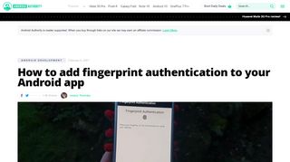 
                            4. How to add fingerprint authentication to your Android app ...