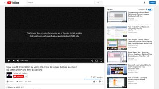 
                            8. how to add gmail login by using otp, How to ... - YouTube