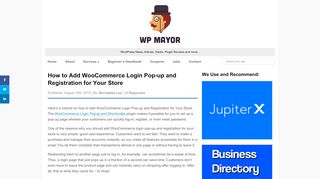 
                            5. How to Add WooCommerce Login Pop-up and Registration for ...