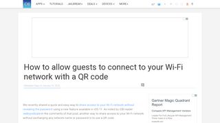 
                            10. How to allow guests to connect to your Wi-Fi network with a ...
