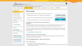 
                            6. How to Apply | Alberta Student Aid