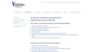 
                            8. How to apply and enrol | Rhine-Waal University of Applied ...