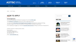 
                            6. How To Apply – Applied Science Technologists & Technicians ... - Asttbc