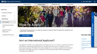 
                            4. How to Apply? | BYU Enrollment Services