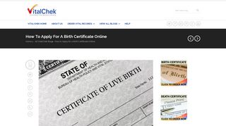 
                            4. How to Apply for a Birth Certificate Online | VitalChek