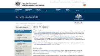 
                            4. How to apply for an Australia Awards Scholarship