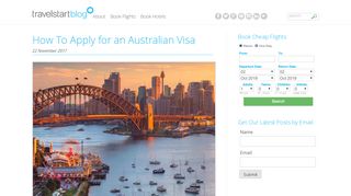 
                            7. How To Apply for an Australian Visa - Travelstart Blog