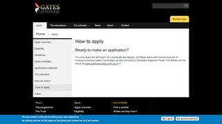 
                            10. How to apply | Gates Cambridge