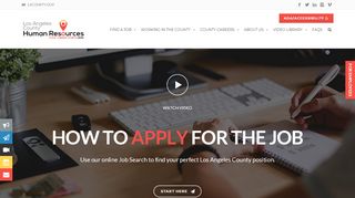 
                            5. How To Apply – LAC Jobs - hr.lacounty.gov