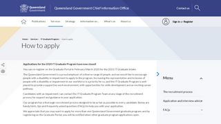 
                            9. How to apply | Queensland Government Chief Information Office