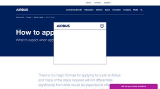 
                            4. How to apply - Search & Apply - Airbus