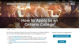 
                            3. How to Apply to College - ontariocolleges.ca