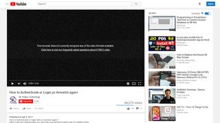 
                            8. How to Authenticate or Login jio Airwatch agent - YouTube