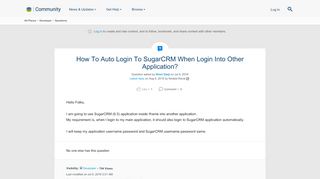 
                            4. How To Auto Login To SugarCRM When Login Into O ...