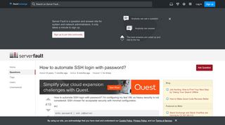 
                            6. How to automate SSH login with password? - …