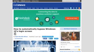 
                            7. How to automatically bypass Windows 10's login …