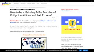 
                            11. How to be a Mabuhay Miles Member of …