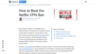 
                            2. How to Beat the Netflix VPN Ban as of September 2019