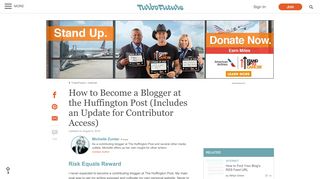 
                            6. How to Become A Blogger At The Huffington Post (Includes An Update ...