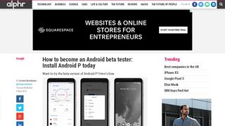 
                            4. How to become an Android beta tester: Install Android P today ...