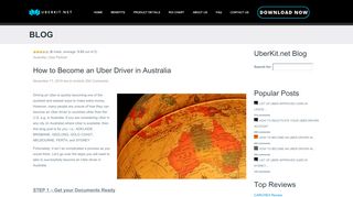 
                            10. How to Become an Uber Driver in Australia - UberKit.net Blog