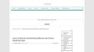 
                            6. How To Bharat Gas Booking | Bharat Gas Online Booking Login