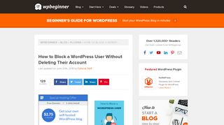 
                            9. How to Block a WordPress User Without Deleting Their Account