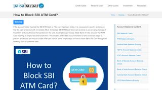 
                            8. How to Block SBI ATM Card by Phone Call,SMS,Online ...