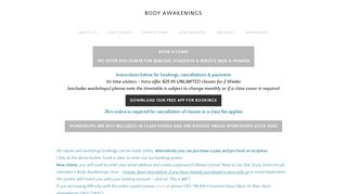 
                            7. How to book - BODY AWAKENINGS