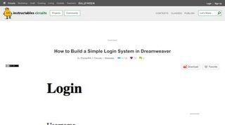 
                            4. How to Build a Simple Login System in Dreamweaver: 17 Steps